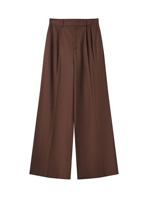 Pantaloni sartoriali fluidi Grace & Mila | FW2523028CHOC